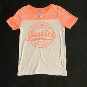 girls justice t shirt size 10